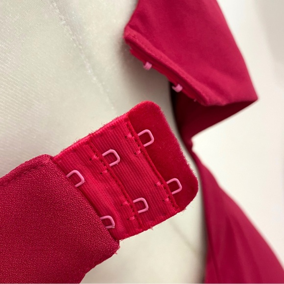 NBD x The Naven Twins Hot Pink Cutout Sides Criss Cross Back Maxi Dress  Small
